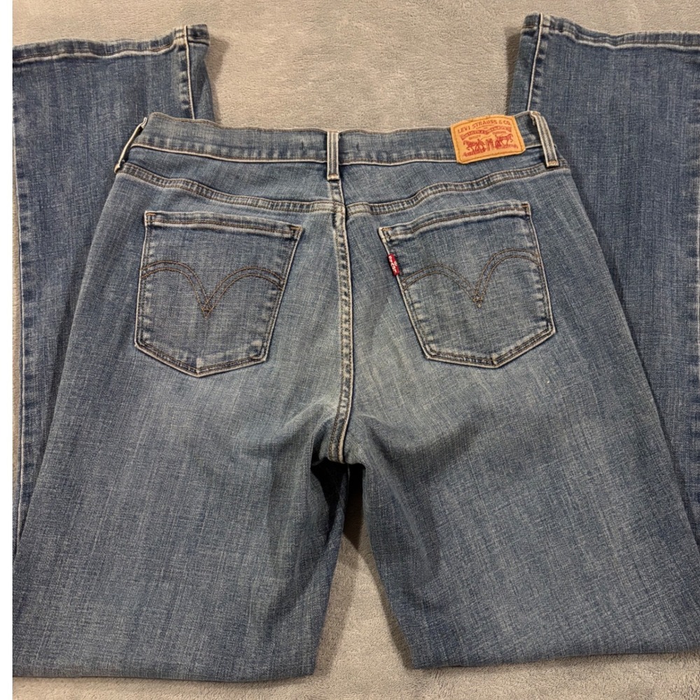 Levis 505 Straight Leg Jeans Medium Wash Denim Blue Pants Size 29